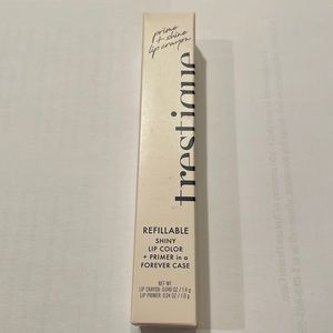 Trestique Prime + Shine Lip Crayon in Pink Sands